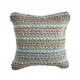LR Home Coil 07356 Green Blue Pillow