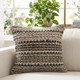 LR Home Coil 07359 Beige Brown Pillow