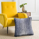 LR Home Mindy 07427 Blue Ivory Pillow