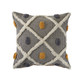 LR Home Luxe 07450 Black Yellow Pillow