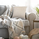 LR Home Reed 07563 Beige White Pillow