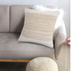 LR Home Reed 07565 Beige White Pillow