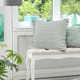 LR Home Atlantis 07594 Blue Green Pillow