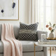 LR Home Mindy 07616 Gray Black Pillow