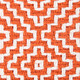 LR Home Insignia 07791 Orange White Pillow