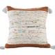 LR Home Revive 07960 Brown Multi Pillow