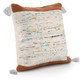 LR Home Revive 07960 Brown Multi Pillow
