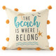 LR Home Seabrook 08598 Blue Orange Pillow