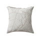 LR Home Coastal 08792 Smoke Gray  White Pillow