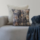 LR Home Taj 08898 Navy Blue Beige Pillow