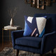 LR Home Stacy Garcia 8419 Cobalt Blue Navy Pillow