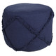 LR Home Revelation 34056 Navy Blue Pouf