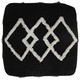 LR Home Avant-garde 34066 Black White Pouf