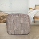 LR Home Andros 34124 Natural Cream Pouf