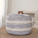 LR Home Dash 34181 Navy Blue Pouf