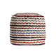 LR Home Shashi Pouf 34238 Multi White Pouf