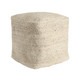 LR Home Shashi Pouf 34241 White Pouf