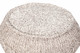 LR Home Astrid 99710 Grey Natural Pouf