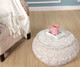 LR Home Astrid 99710 Grey Natural Pouf
