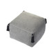 LR Home Zadia 99763 Gray Ivory Pouf
