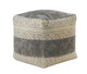 LR Home Pacifica 99771 Gray Beige Pouf
