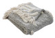 LR Home Diamond 80148 Gray White Throw
