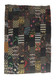 LR Home Kantha 80175 Black Throw