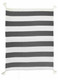 LR Home Marlin 80179 Charcoal Gray Ivory Throw