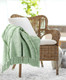 LR Home Diamond 80194 Light Green Throw