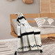 LR Home Avant-garde 80198 Black White Throw