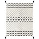 LR Home Avant-garde 80201 Black White Throw