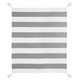 LR Home Marlin 80219 Light Gray White Throw