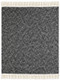 LR Home Denmark 80267 Jet Black Ivory Throw