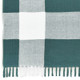 LR Home Highland 80289 Blue Spruce White Throw