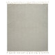 LR Home Avery 80291 Light Gray Throw