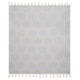 LR Home Avery 80297 Lilac White Throw