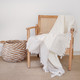 LR Home Siya 80412 Beige Ivory Throw