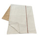 LR Home Lattice 80441 Ivory Mustard Throw