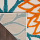 Nourison Aloha ALH05 Turquoise Multicolor Rug