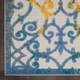 Nourison Aloha ALH21 Ivory Blue Rug