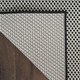 Nourison Courtyard COU01 Black White Rug