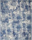 Nourison Grafix GRF38 Navy Blue Rug