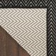 Nourison Horizon Indoor/Outdoor HOZ02 Black Rug