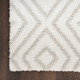 Nourison Modern Shag MMD01 Ivory Silver Rug