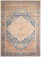 Nourison Vintage Washables VWS13 Blue Coral Rug
