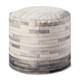 Loloi PF0002 Ivory Grey Pouf