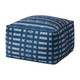Loloi PF0007 Indigo Ivory Pouf