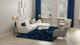 Feizy Indochine 4550F Blue Area Rug