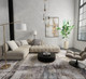 Feizy Skyview 39Q9F Gray Taupe Ivory Area Rug