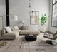 Feizy Skyview 39QBF Brown Tan Ivory Area Rug